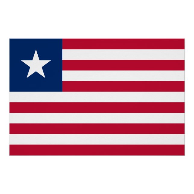 Liberia Flag Poster (Front)
