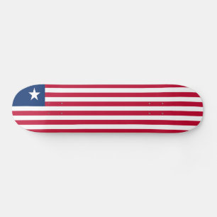 Liberia Flag Skateboard