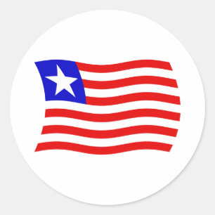 Liberia Flag Sticker
