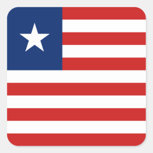 Liberia Flag Sticker