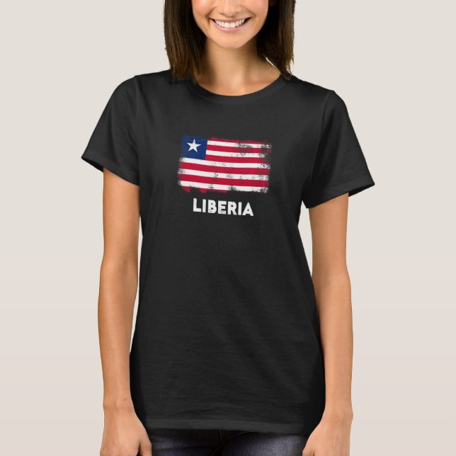 Liberia Flag T-Shirt (Front)