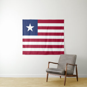 Liberia flag tapestry