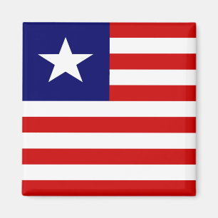 Liberia High quality Flag Magnet