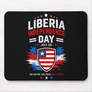 Liberia Independence Day July 26 Liberia Flag Mouse Mat