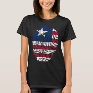 Liberia  Liberian Flag Patriotic Pride Heritage T-Shirt