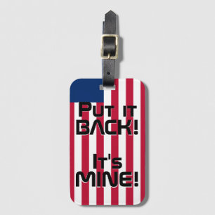 Liberia National Flag Funny Patriotic Luggage Tag