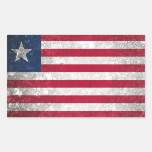 Liberia Rectangular Sticker