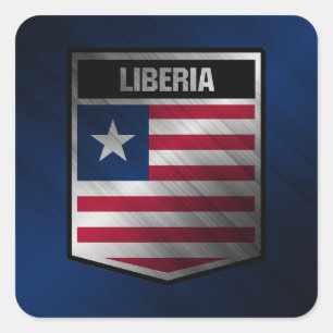 Liberia Square Sticker