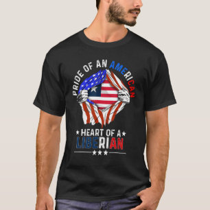 Liberian American America Pride Foreign Country Li T-Shirt