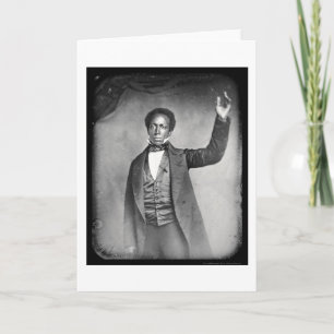 Liberian Ed J Roye Daguerreotype 1856 Card