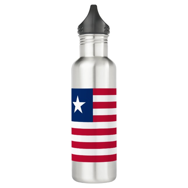 Liberian Flag (Liberia) 710 Ml Water Bottle (Left)