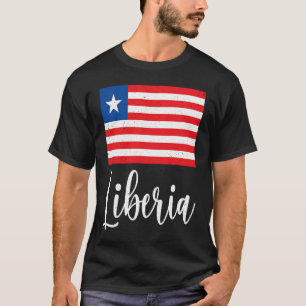 Liberian Flag Liberia Heritage Liberian Roots T-Shirt