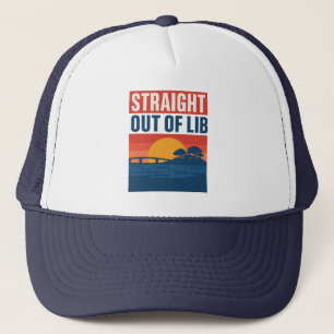 Liberian pride trucker hat