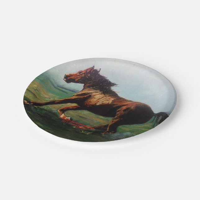 Libertad/Liberdade/Freedom Paper Plate (Angled)