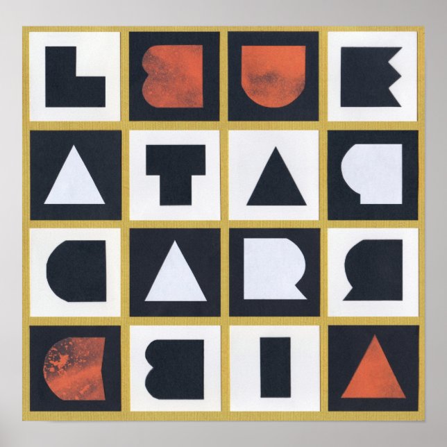 LIBERTAD PARA CUBA Magic Square Poster (Front)