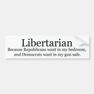 Libertarian Bumper Sticker