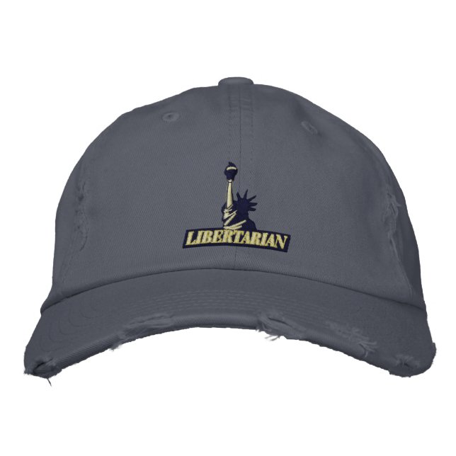 Libertarian Embroidered Hat (Front)