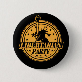 Libertarian Party 1971 6 Cm Round Badge