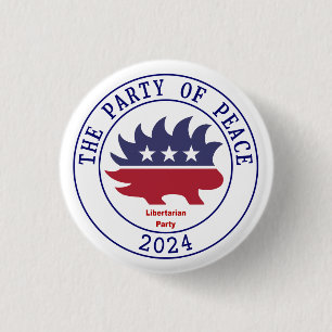 Libertarian Party in 2024 3 Cm Round Badge