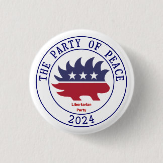 Libertarian Party in 2024 3 Cm Round Badge