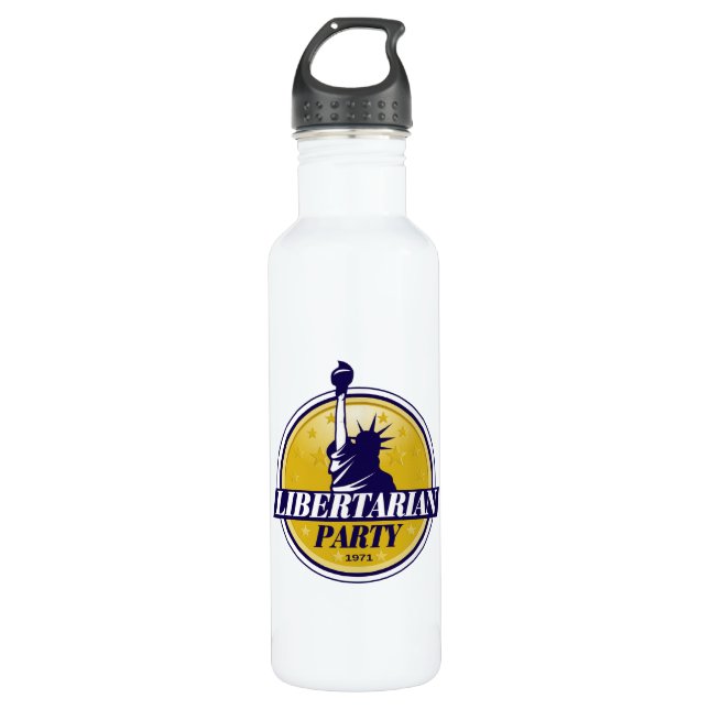 Libertarian Party Logo 710 Ml Water Bottle (Front)