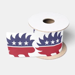 Libertarian Party Logo Satin Ribbon
