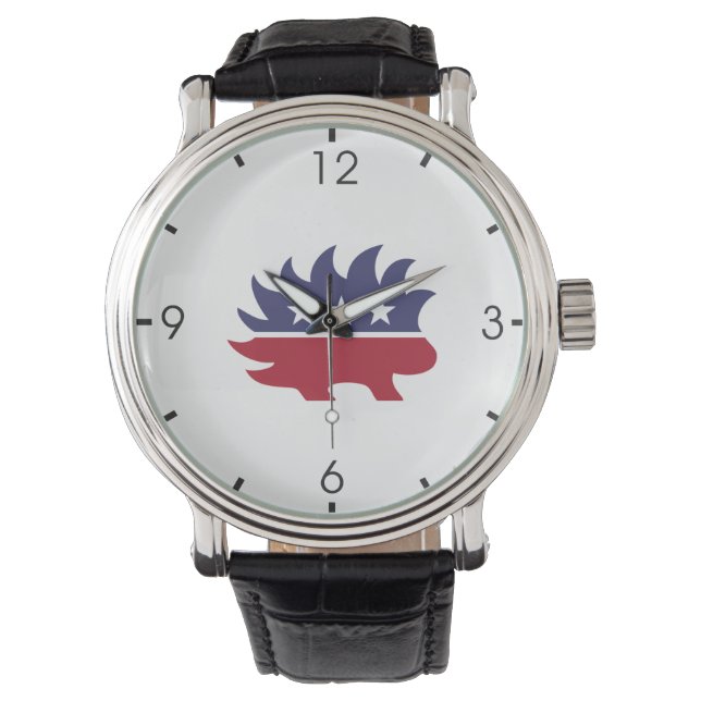 Libertarian Party Political Symbol (Porcupine) Watch (Front)