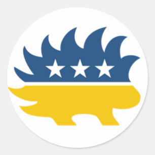 Libertarian Party Porcupine Sticker