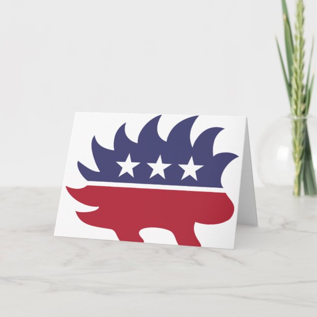 Libertarian Party Porcupine Symbol Card (Front)