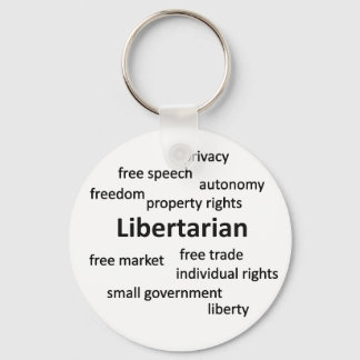 Libertarian Philosophy and Values Key Ring