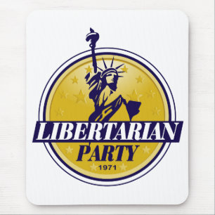 Libertarian Political Party Logo Mouse Mat