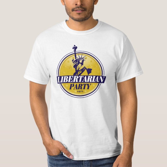 Libertarian Political Party Logo T-Shirt (Front)