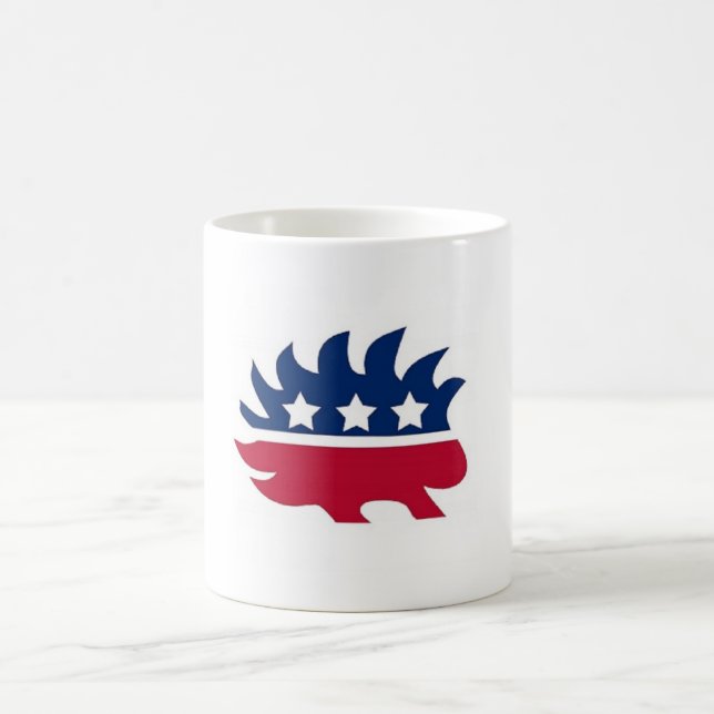 Libertarian Porcupine Coffee Mug (Center)