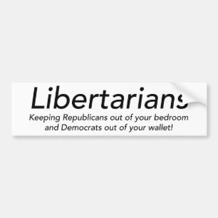 Libertarians Bumper Sticker