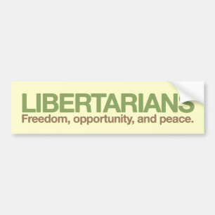 Libertarians Bumper Sticker