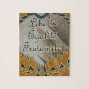 "Liberté, Égalité, Fraternité" French Republic  Jigsaw Puzzle