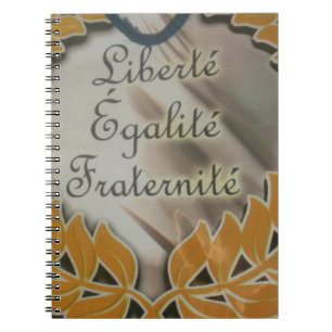 "Liberté, Égalité, Fraternité" French Republic Notebook