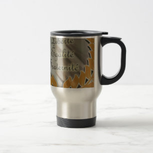 "Liberté, Égalité, Fraternité" French Republic  Travel Mug