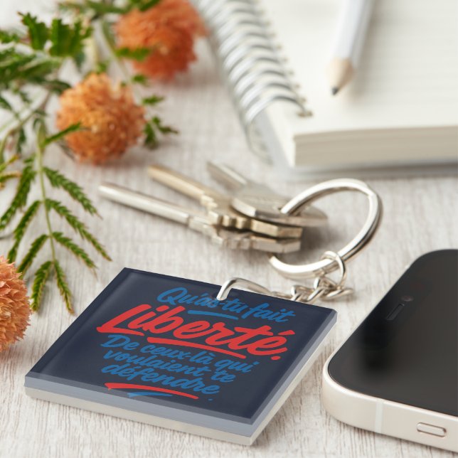 Liberté Key Ring (Front Right)
