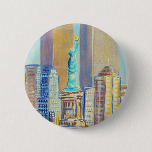 Liberty 6 Cm Round Badge