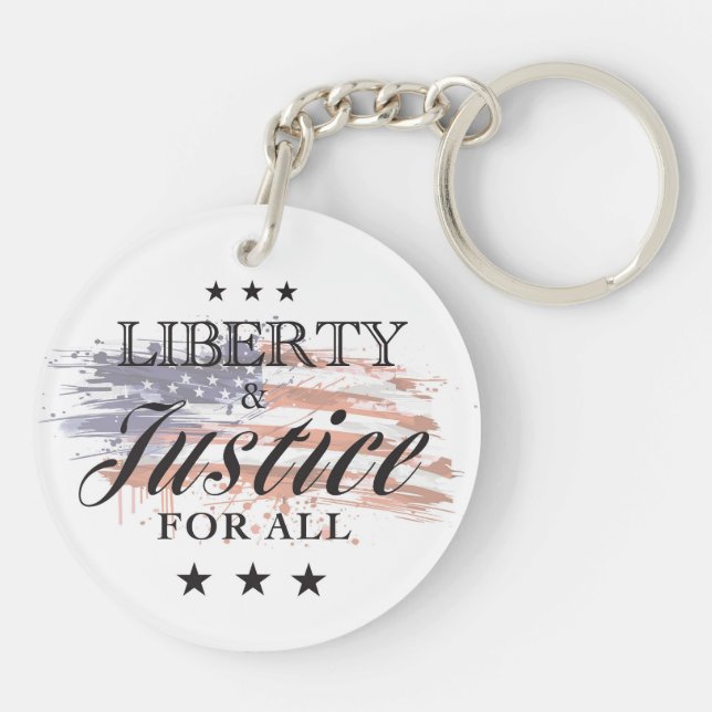 Liberty Acrylic Keychain (Back)