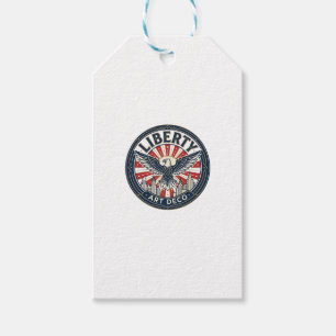 Liberty Adventure Patriotic Patriotic Pulp Book Co Gift Tags