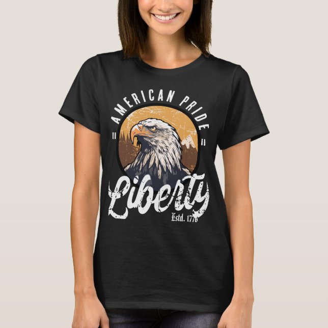 Liberty American Pride Eagle T-Shirt (Front)