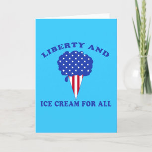 Liberty and Ice Cream for All Products Card