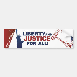 Liberty and Justice for All! Bumper Sticker