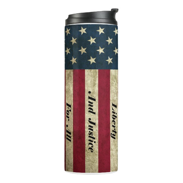 Liberty And Justice For All Tumbler (Rotated Left)