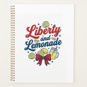 Liberty and Lemonade Patriotic Lemon Vector Shirt_ Planner