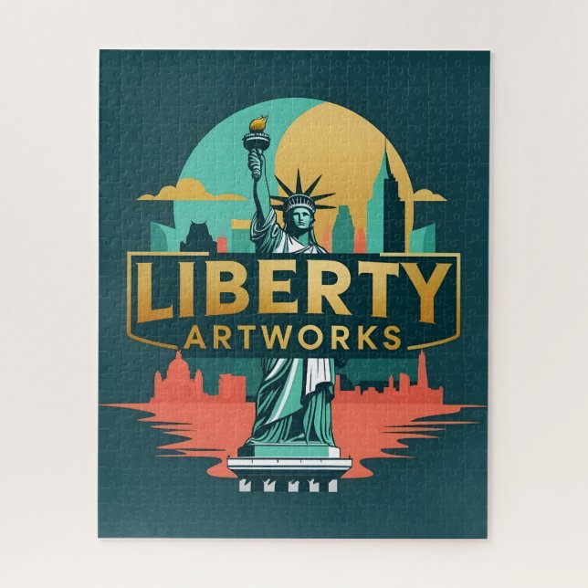 Liberty Artworks Skyline Puzzle (Vertical)
