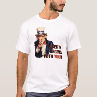 'Liberty Begins With You' T-Shirt