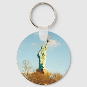 liberty behind key ring